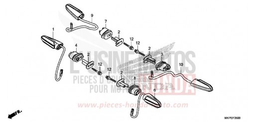 CLIGNOTANT CB500FAK de 2019